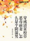 穿成清贫校草恶毒前妻,怎么是个阴湿男